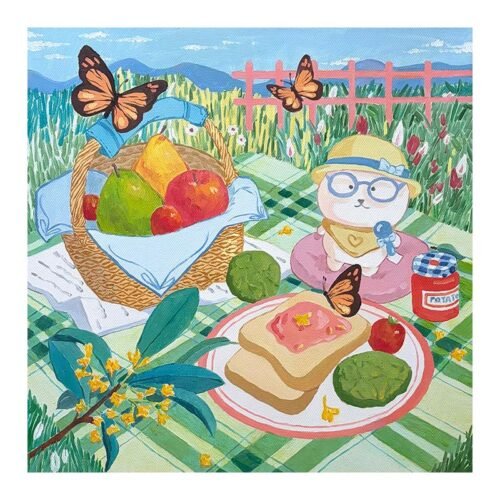 Dreamer Puzzle-324pcs Jigsaw Puzzle-A Bear's Four Seasons-Spring