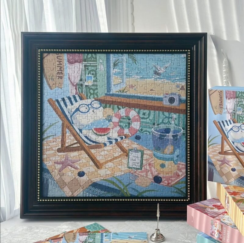 Dreamer Puzzle-324pcs Jigsaw Puzzle-A Bear's Four Seasons-Summer