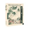 See the Elephant-500pcs Jigsaw Puzzle-Green Bamboo