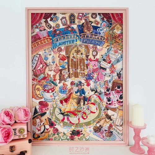 Hourglass Puzzle-Beauty and the Beast-1000pcs Jigsaw Puzzle