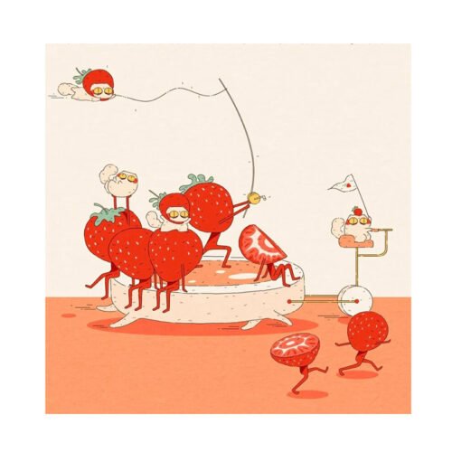 IPIN-225pcs Jigsaw Puzzle-Strawberry