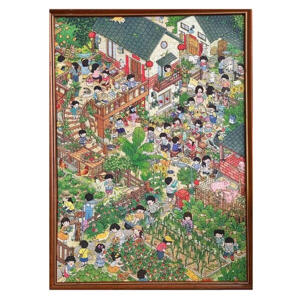 Kors-1000pcs Jigsaw Puzzle-Village Life-Spring