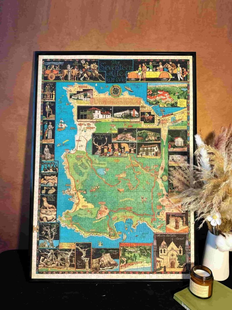 Pindele-Ancient California Map (1) Pin De Le-Ancient California Map-1000pcs Jigsaw Puzzle