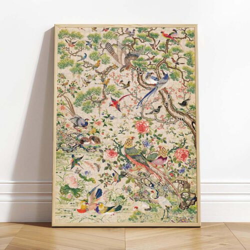 Pin De Le-Auspicious Harmony of Flowers and Birds-1000pcs Jigsaw Puzzle