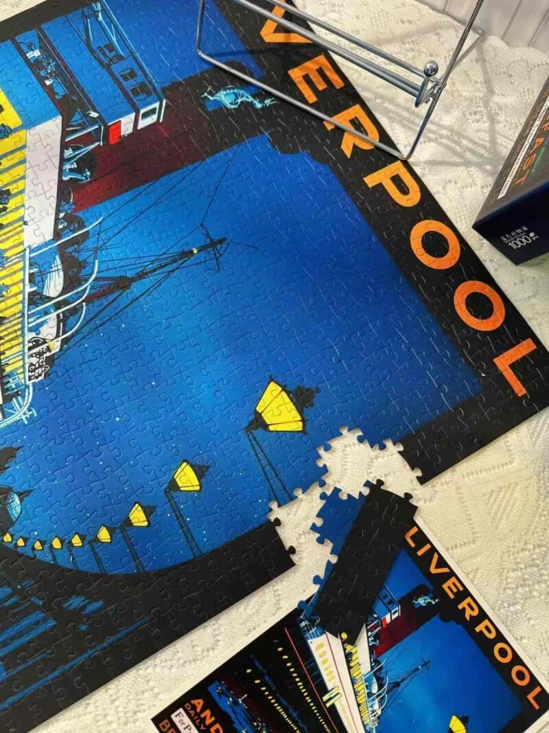 Pindele-Blue Liverpool (4) Pin De Le-Blue Liverpool-1000pcs Jigsaw Puzzle
