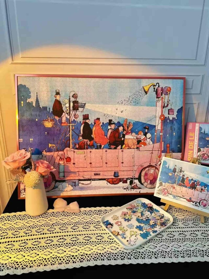 Pindele-Cinema on Wheels (1) Pin De Le-Cinema on Wheels-1000pcs Jigsaw Puzzle