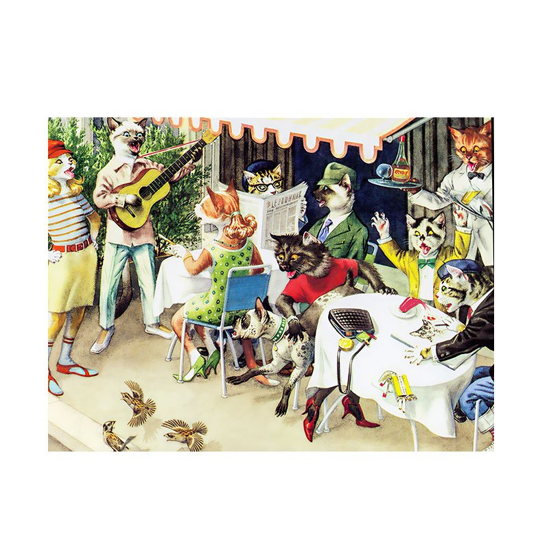 Pindele-Gossip Time (1) Pin De Le-Gossip Time-1000pcs Jigsaw Puzzle