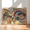 Pin De Le-New York Railway-1000pcs Irregular Cut Jigsaw Puzzle