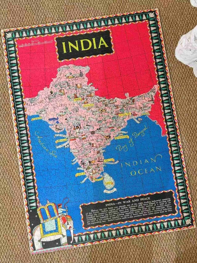 Pindele Puzzle-India (1) Pin De Le-India-1000pcs Irregular Cut Jigsaw Puzzle