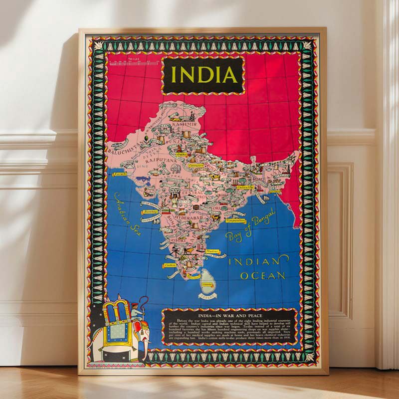 Pindele Puzzle-India (2) Pin De Le-India-1000pcs Irregular Cut Jigsaw Puzzle