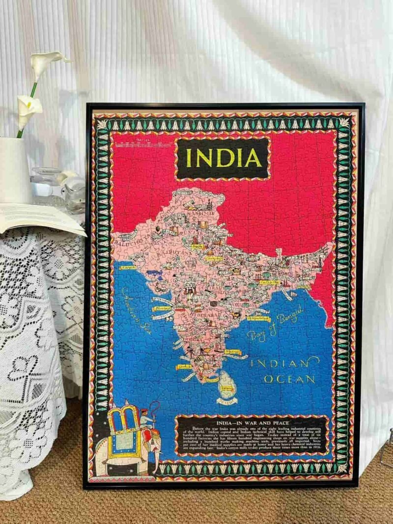 Pindele Puzzle-India (3) Pin De Le-India-1000pcs Irregular Cut Jigsaw Puzzle