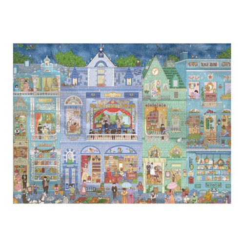 Pin De Le-Rainy Day in the Foggy City-1000pcs Jigsaw Puzzle