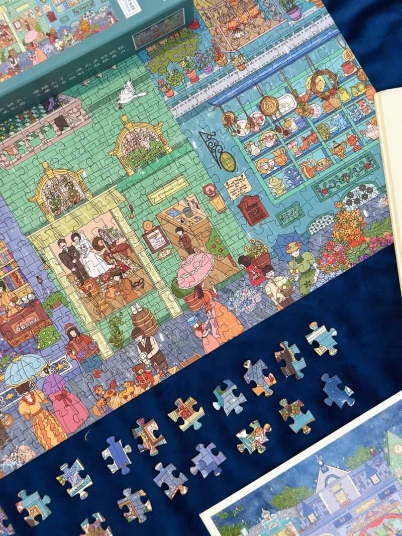 Pin De Le-Rainy Day in the Foggy City-1000pcs Jigsaw Puzzle