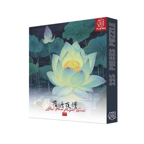 Puzplaz-225pcs Puzzle-Lotus Pond Night Grill