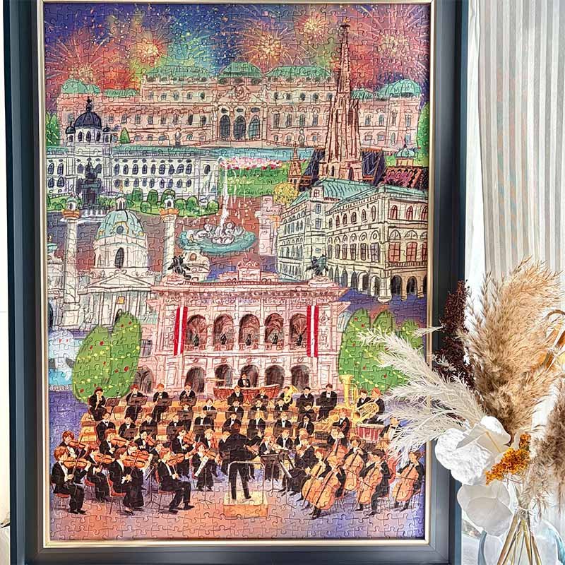 Puzplaz-The Sound of Vienna (1) PuzPlaz-The Sound of Vienna-1000pcs Jigsaw Puzzle
