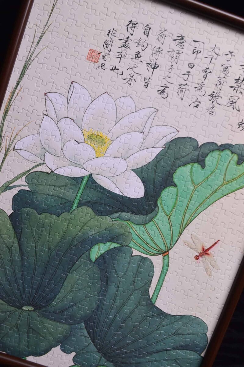 See the elephant Puzzle-Lotus Pond with Dragonfly and Kingfisher (2) See the Elephant-500pcs Jigsaw Puzzle-Lotus Pond with Dragonfly and Kingfisher