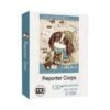 TKX-130pcs Irregular Cut Jigsaw Puzzle-Reporter Corps
