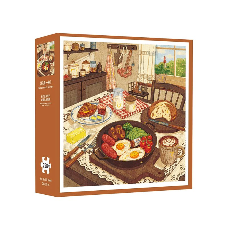 TKX-728pcs Jigsaw Puzzle-Restaurant Corner