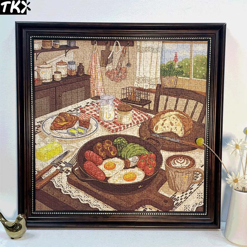 TKX-728pcs Jigsaw Puzzle-Restaurant Corner