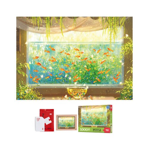 Toi-1000pcs Jigsaw Puzzle-Goldfish Window