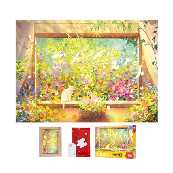Toi-1000pcs Jigsaw Puzzle-Monet Window
