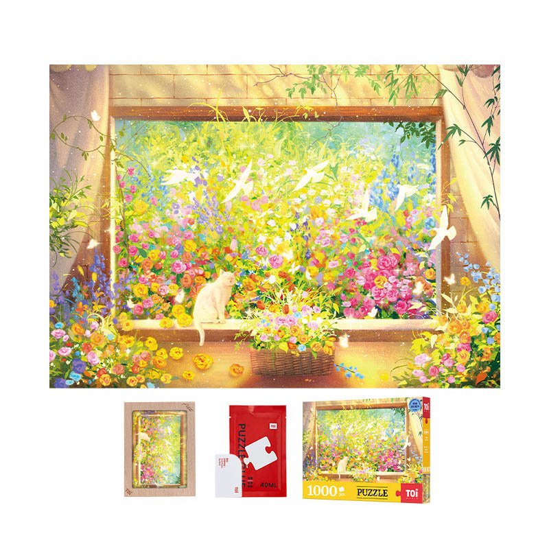 Toi-1000pcs Jigsaw Puzzle-Monet Window