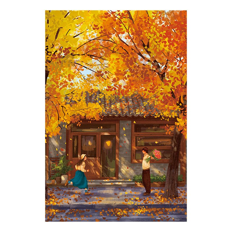 3djp puzzle-Autumn Date 3djp(Pintoo) Jigsaw Puzzles 504pcs-Autumn Date