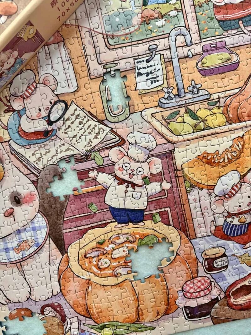 A Segment of Orange-Mousies Pumpkin Porridge (1) A Segment of Orange-Mousie's Pumpkin Porridge-1000pcs Jigsaw Puzzle