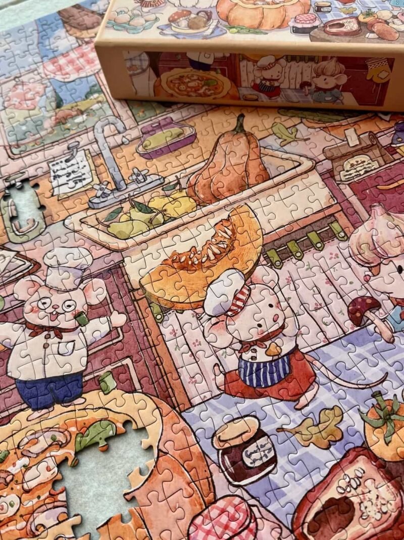 A Segment of Orange-Mousies Pumpkin Porridge (2) A Segment of Orange-Mousie's Pumpkin Porridge-1000pcs Jigsaw Puzzle