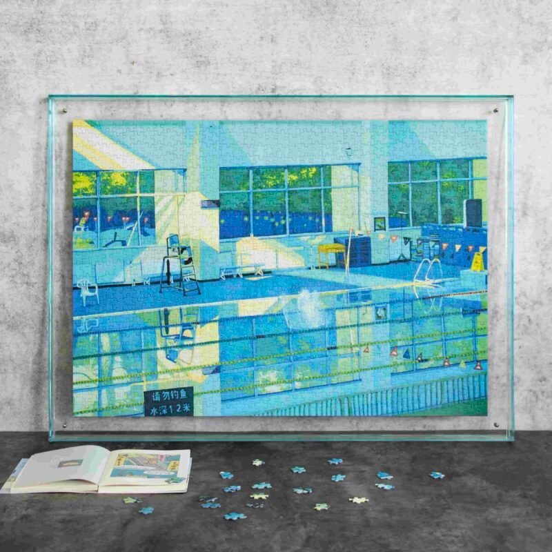 Watch Match-1000pcs Jigsaw Puzzle-Aqua Swimming Pool