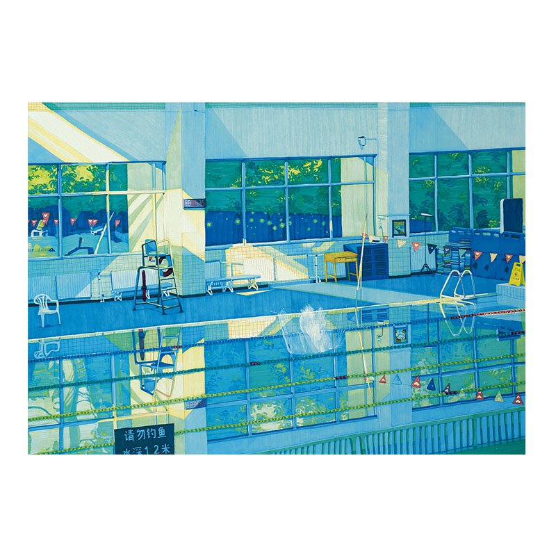 [Ship in Mid Sep, Early Bird Price Before Augest 30th]Watch Match-1000pcs Jigsaw Puzzle-Aqua Swimming Pool