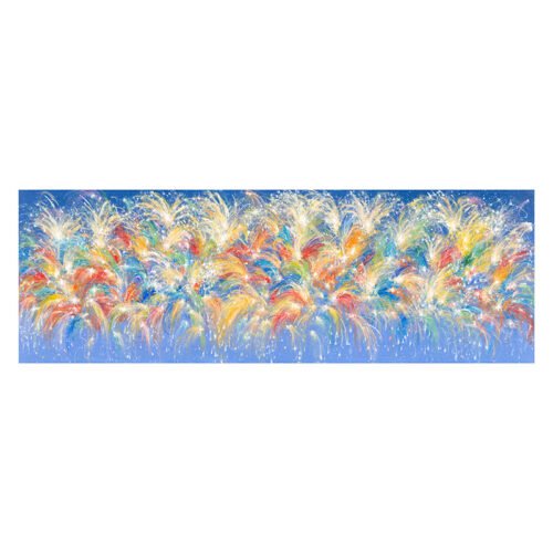 Blue Fireworks Puzzle (3) Dreamer Puzzle-1000pcs Jigsaw Puzzle-Blue Fireworks