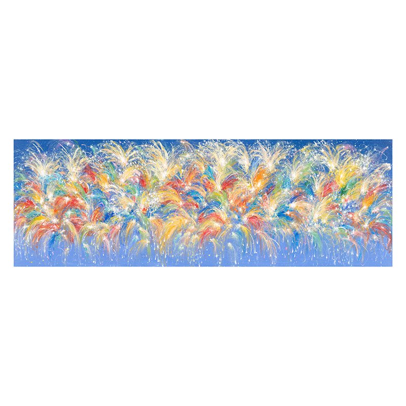 Blue Fireworks Puzzle (3) Dreamer Puzzle-1000pcs Jigsaw Puzzle-Blue Fireworks