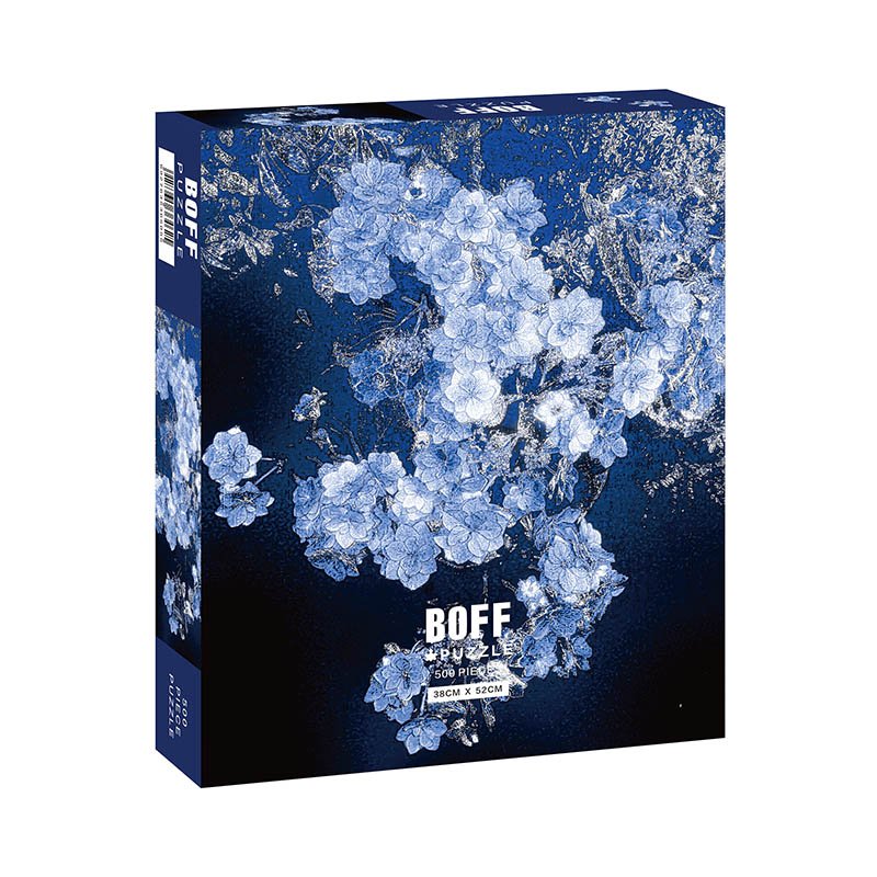 Boff 500pcs-Silver Blue (1) Boff-500pcs Jigsaw Puzzle-Silver Blue