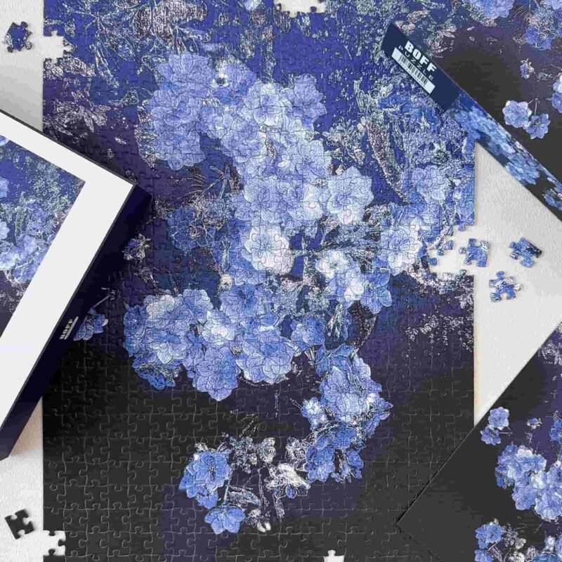 Boff 500pcs-Silver Blue (2) Boff-500pcs Jigsaw Puzzle-Silver Blue