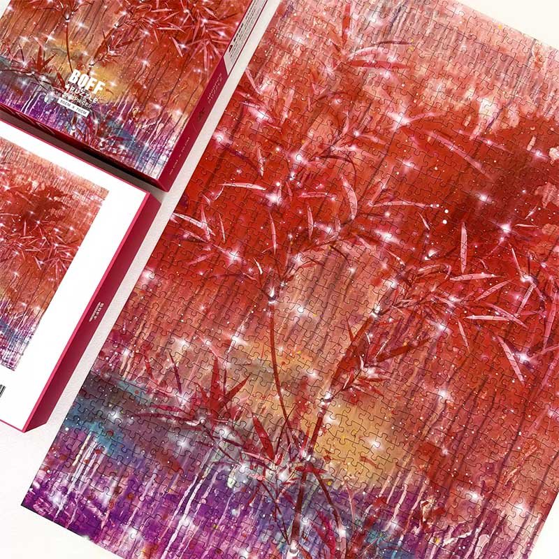 Boff-Crimson Bamboo in Sunset Glow-1000pcs Jigsaw Puzzle