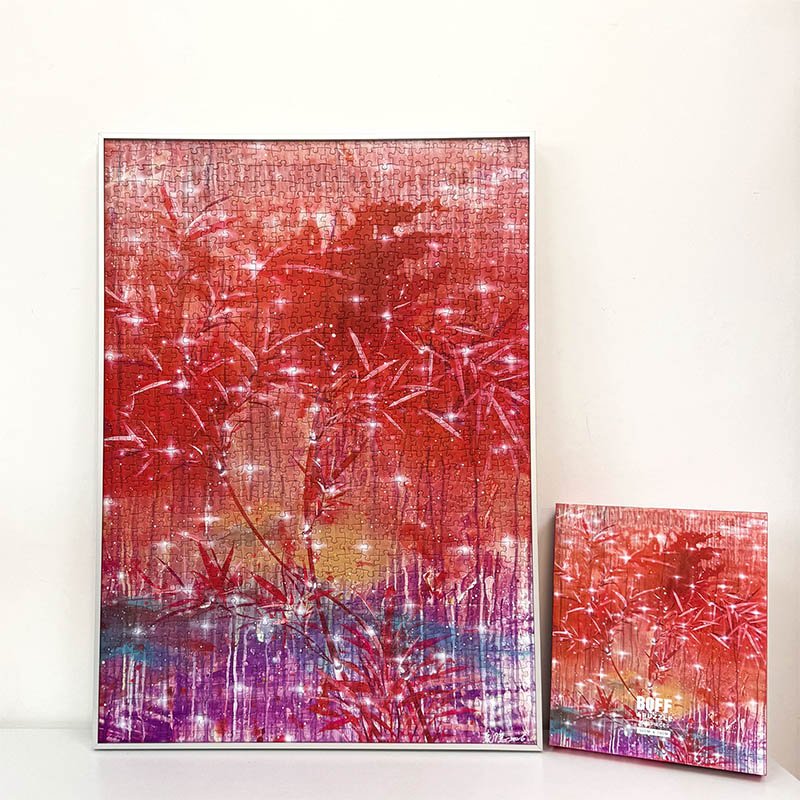 Boff-Crimson Bamboo in Sunset Glow-1000pcs Jigsaw Puzzle