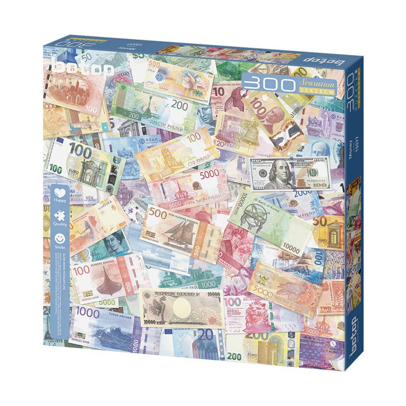Botop-300pcs Jigsaw Puzzle-Money