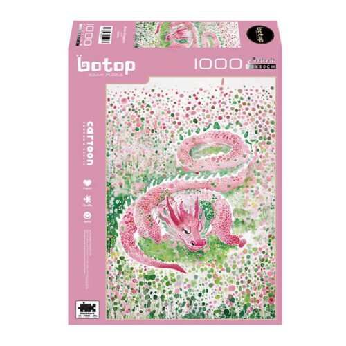 Botop-Pink Dragon Discontinued-Botop-1000pcs Jigsaw Puzzle-Pink Dragon