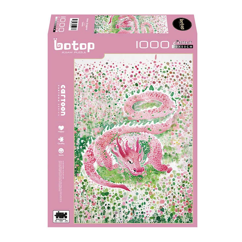 Botop-Pink Dragon Discontinued-Botop-1000pcs Jigsaw Puzzle-Pink Dragon