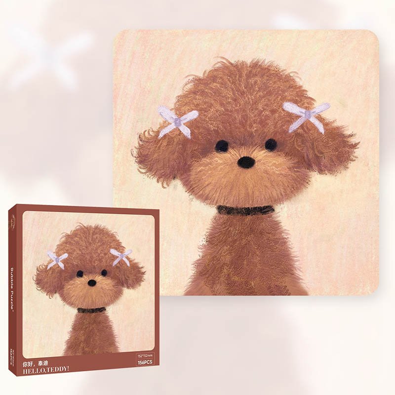 Bubble Puzzle 156pcs-Hello Teddy Bubble Puzzle-156pcs Jigsaw Puzzle-Hello Teddy