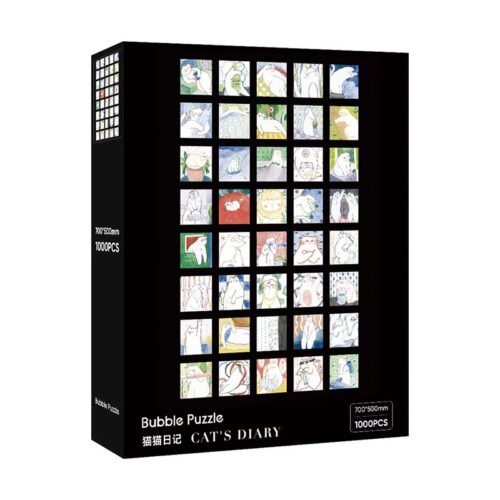 Bubble Puzzle-1000pcs Jigsaw Puzzle-Cat's Diary