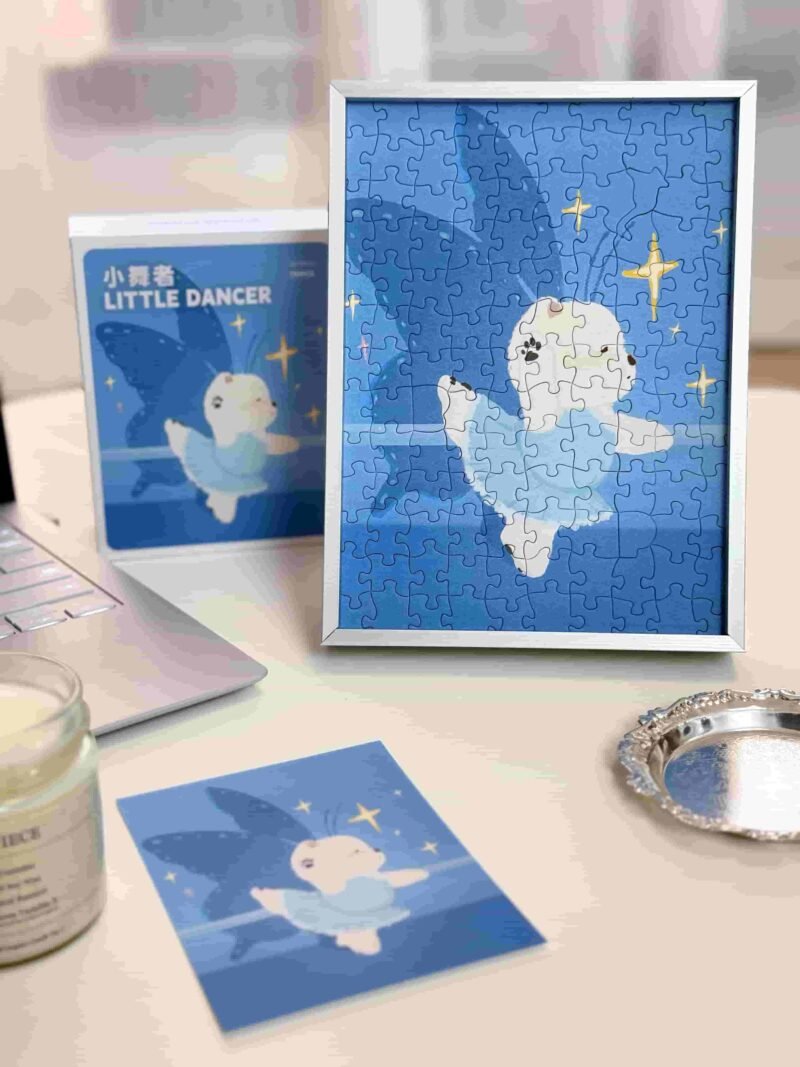 Bubble Puzzle-130pcs Irregular Jigsaw Puzzle-Little Dancer