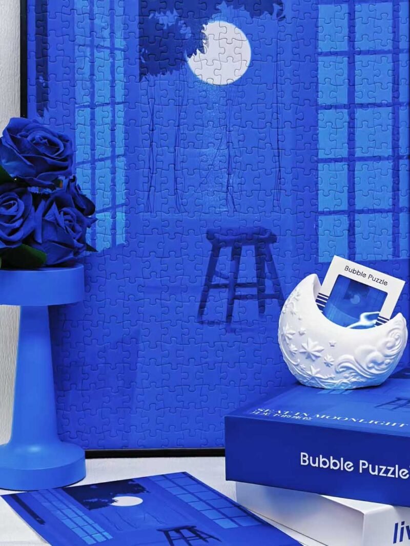 Bubble Puzzle-Seat in Moonlight (4) Bubble Puzzle-500pcs Jigsaw Puzzle-Seat in Moonlight