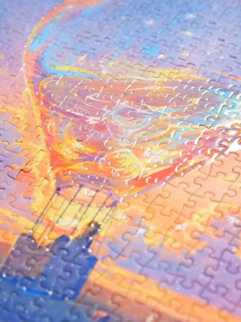 Bubble Puzzle-1000pcs Jigsaw Puzzle-Starlight Hot Air Balloon