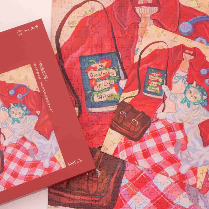 Buji Puzzle-My OOTD Journal (3) Buji-500pcs Jigsaw Puzzle-My OOTD Journal