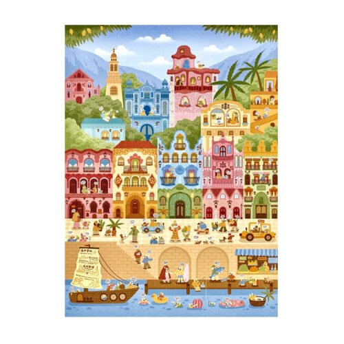 Dogs World Bad Mocha-500pcs Jigsaw Puzzle-Dog's World