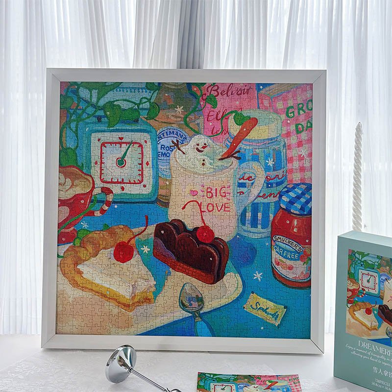 Dreamer Puzzle-Snowman Latte (3) Dreamer Puzzle-728pcs Jigsaw Puzzle-Snowman Latte