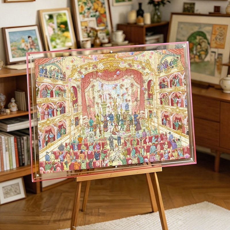 Gill Lill-Beneath the Curtain (1) Gill Lill-1000 Jigsaw Puzzle-Beneath the Curtain