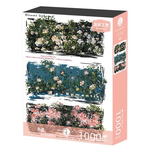 Gill Lill-Flower Language (2) Gill Lill-1000 Jigsaw Puzzle-Flower Language